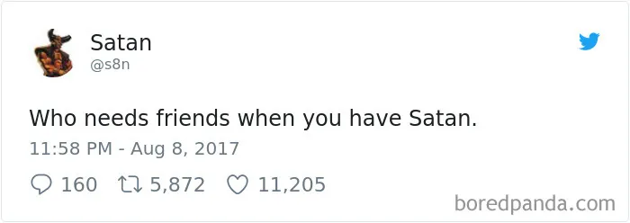Turns Out Satan Has A Twitter Account, And It’s Hilarious As Hell
