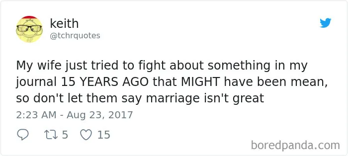 303 Funniest Tweets About Marriage Of 2017