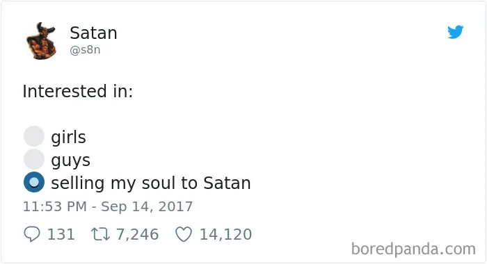 Turns Out Satan Has A Twitter Account, And It’s Hilarious As Hell