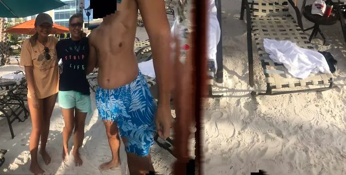 No puedo parar de reírme con esta foto que nos hizo una mujer