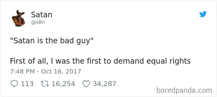 Turns Out Satan Has A Twitter Account, And It’s Hilarious As Hell