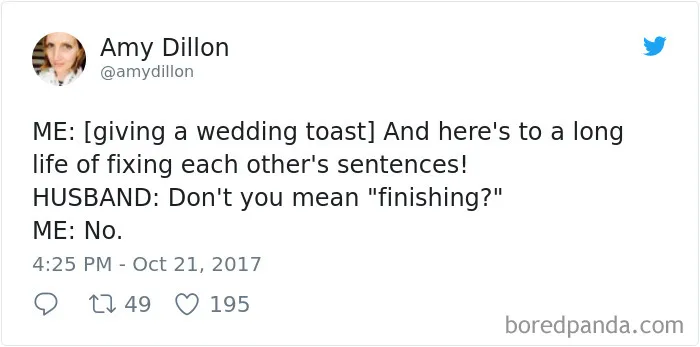 303 Funniest Tweets About Marriage Of 2017