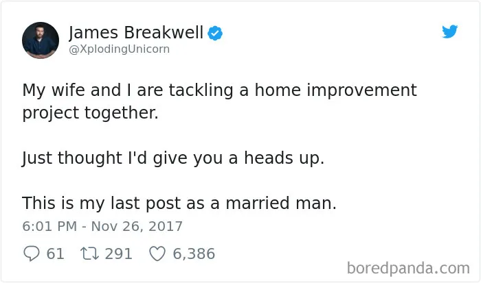 303 Funniest Tweets About Marriage Of 2017