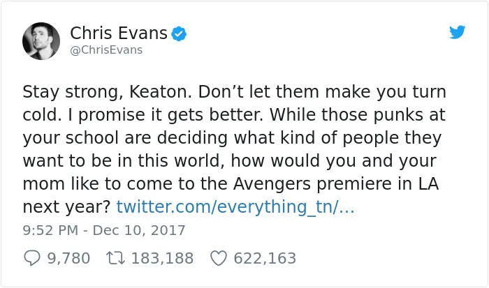 Boy Cries To Be Left Alone By Bullies, Doesn't Expect Response From Celebrities Like Snoop Dogg And Chris Evans