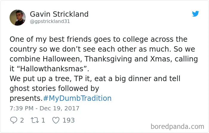 Jimmy Fallon Asked People To Share Their Dumb Holiday Traditions, And The Responses Are Hilariously Entertaining