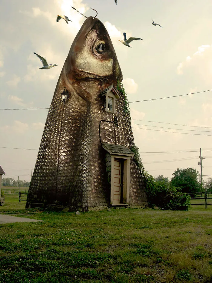 Artists Build Houses In Photoshop Using Everyday Objects And We Wouldn't Mind Living In Some Of Them