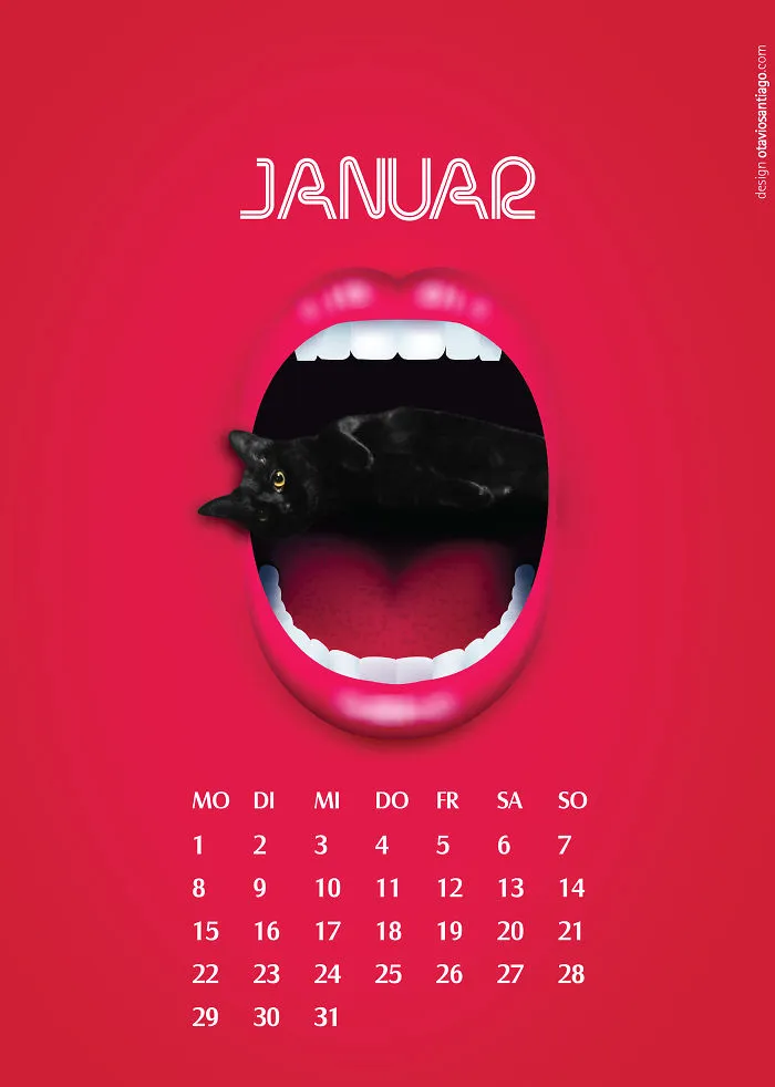 This Calendar From Berlin Depicts The Love Story Of Two Cats