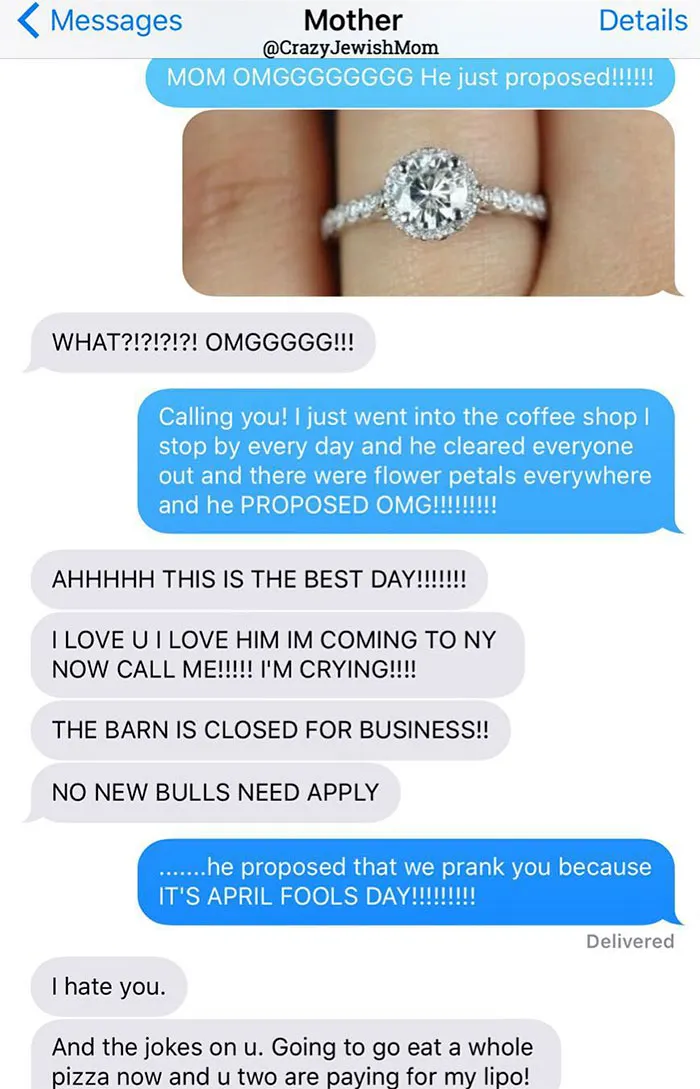 Daughter Posts Brutally Honest Texts That She Receives From Her Crazy Jewish Mother, And It's Hilarious