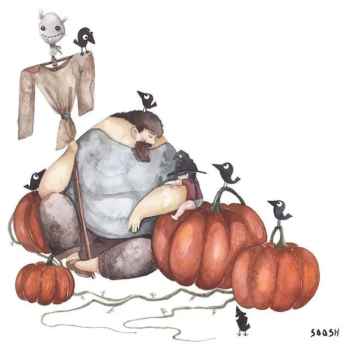 Protecting Pumpkin Garden Can Be So Tiring
