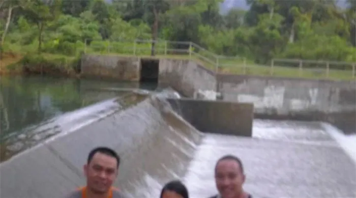 After 3 Days Of Hiking Mt. Guiting Guiting In The Philippines, We Rewarded Ourselves With A Nice Dip In A "Pool". We Asked A Local To Take A Picture Of Us All Refreshed From Our Adventure. I Specifically Asked Her To Please Make Sure To Include The Background In The Picture And Yep She Did! Did Not Disappoint