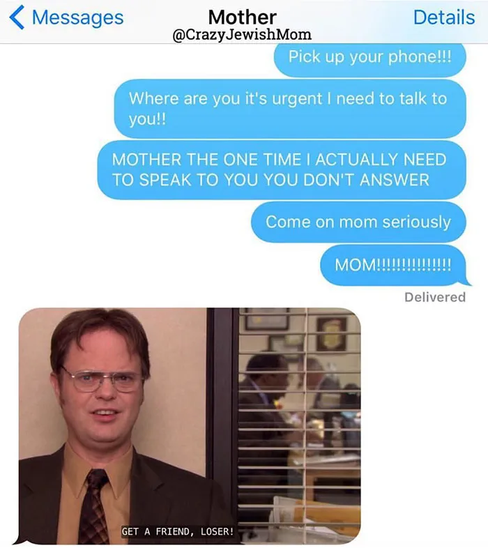 Daughter Posts Brutally Honest Texts That She Receives From Her Crazy Jewish Mother, And It's Hilarious
