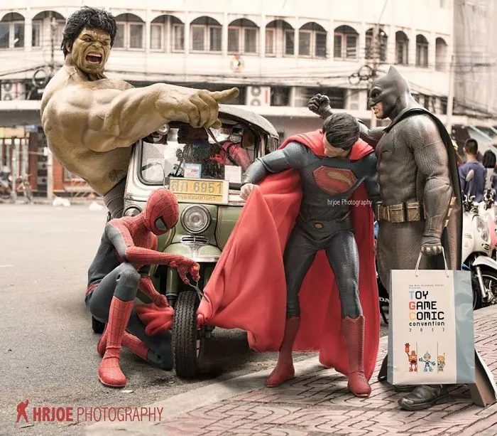 The Secret Life Of Superhero Toys By Edy Hardjo (New Pics)