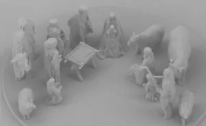 Pope Francis Receives The World's Smallest Nativity Scene For Christmas