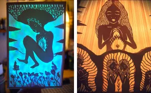 Intricate Paper Cut Shadow Boxes
