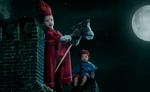 My Sons In The Leading Role Of  "Saint Nicholas" And "Black Pete"