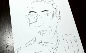 I Create Minimalist Illustrations Of Me & My Friends