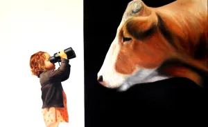 I Create Hyperrealistic Paintings Using Humor And Contrast