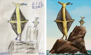 Paleontologist Brings Kids' Dinosaur Drawings To Life And Decides If They Could Have Existed In Prehistoric Times