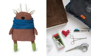Plush Artist Shares How To Make Cuddly Stuffed Deer From Eco-Friendly Materials