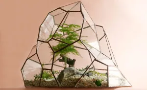 We Create Stained Glass Terrariums For Plants