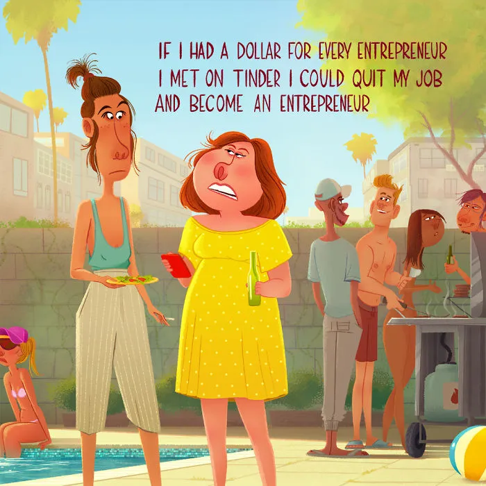 I Often Overhear People Say Funny Things, So I Started Illustrating Them