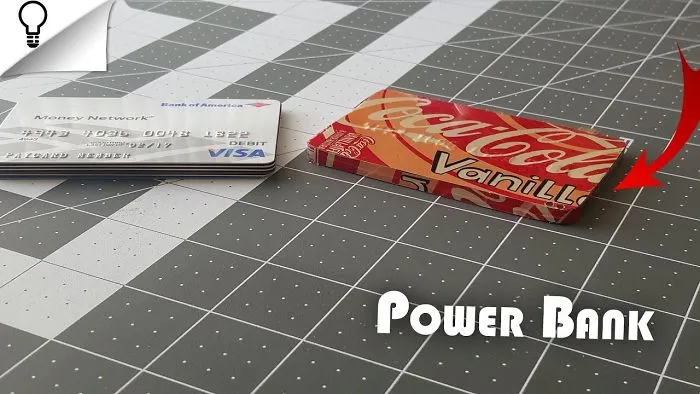 This Is How I Repurposed Coke Cans And Made  A Credit Card Size Power Bank Phone Charger