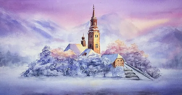 Challenge Has Been Successfully Completed! I Just Finished My Watercolor Calendar