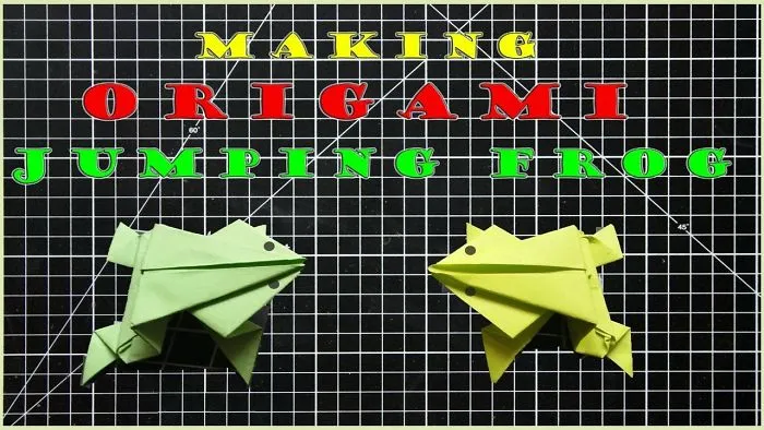 I Made Origami Frogs Which Can Jump...