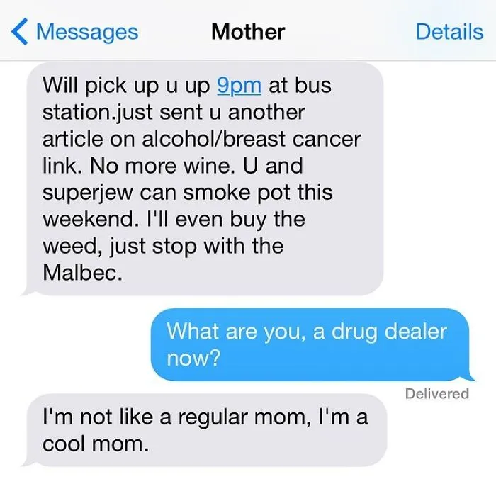 Daughter Posts Brutally Honest Texts That She Receives From Her Crazy Jewish Mother, And It's Hilarious