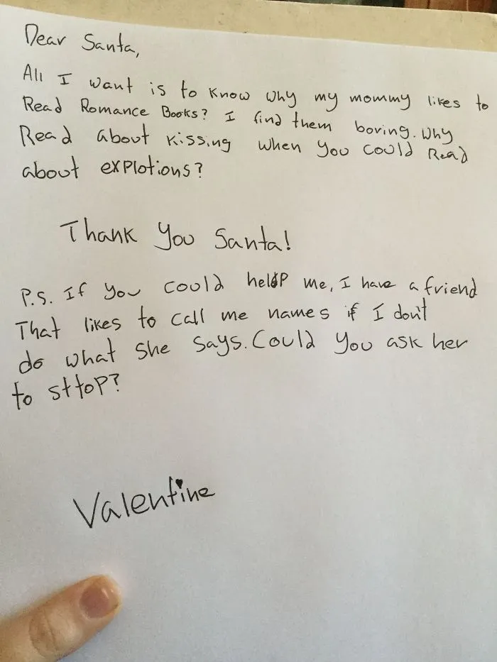 This Is What I Wrote To Santa At Age 9
