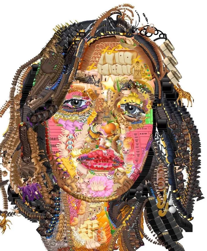 Artist Uses Emoji To Make Portraits Of Celebrities And Pop Culture Characters