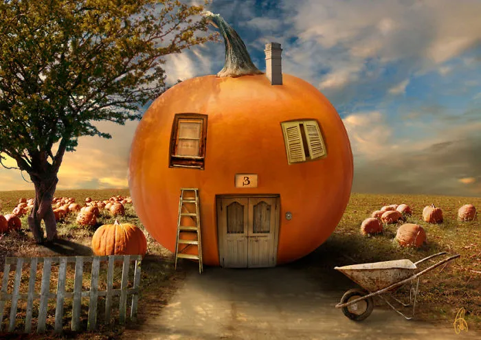 Artists Build Houses In Photoshop Using Everyday Objects And We Wouldn't Mind Living In Some Of Them