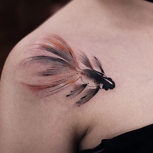 Estos tatuajes similares a acuarelas de Chen Jie te harán desear tener uno tú también