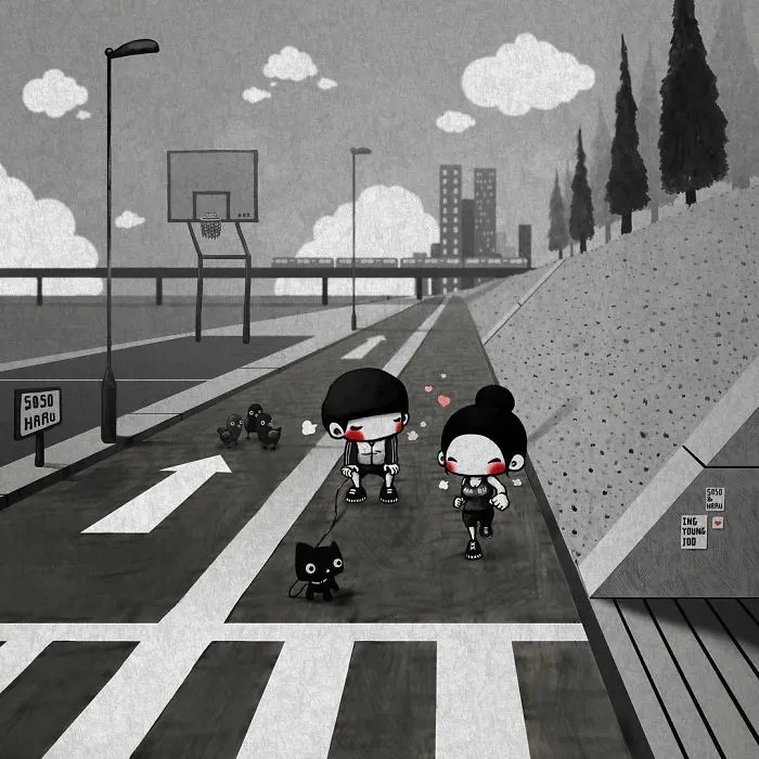 Couple-Illustrations-Soso-Haru-Yungjuju