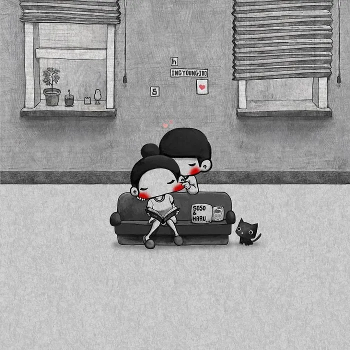 Couple-Illustrations-Soso-Haru-Yungjuju