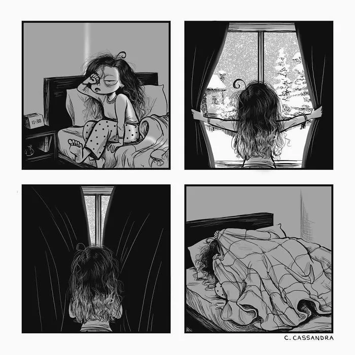 50 Funny Comics About Winter Problems That Almost Everyone Will Relate To