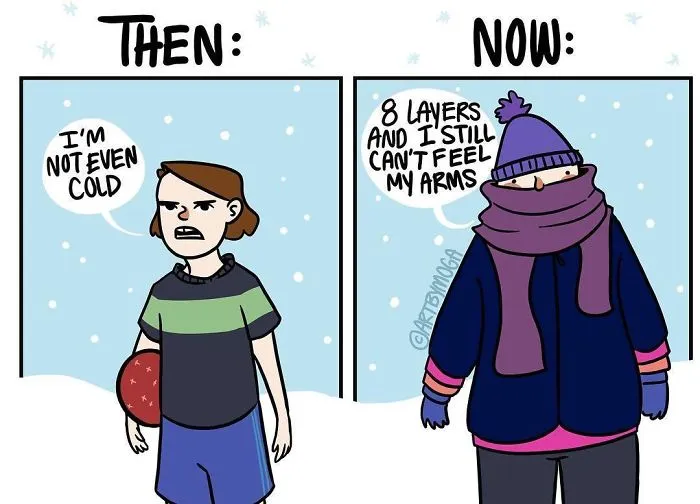 50 Funny Comics About Winter Problems That Almost Everyone Will Relate To