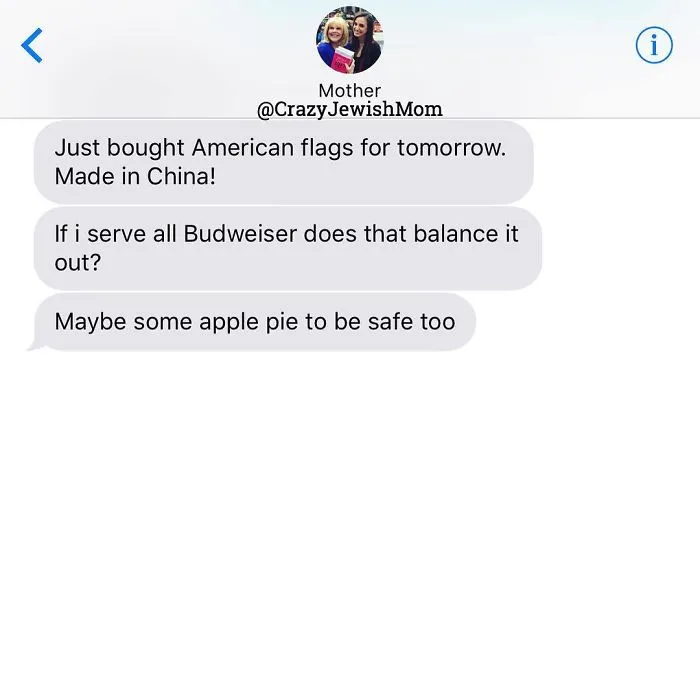Daughter Posts Brutally Honest Texts That She Receives From Her Crazy Jewish Mother, And It's Hilarious