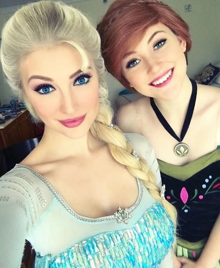 Cosplay de Elsa, por Anna Faith
