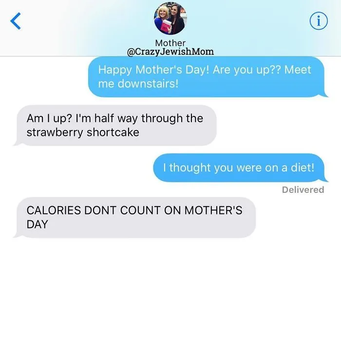 Daughter Posts Brutally Honest Texts That She Receives From Her Crazy Jewish Mother, And It's Hilarious