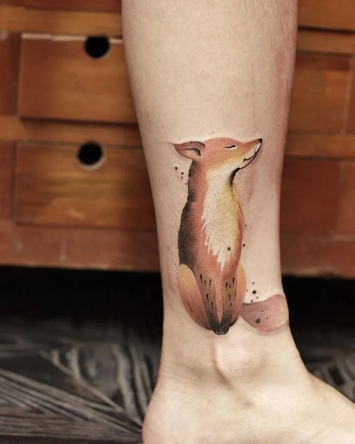 Estos tatuajes similares a acuarelas de Chen Jie te harán desear tener uno tú también