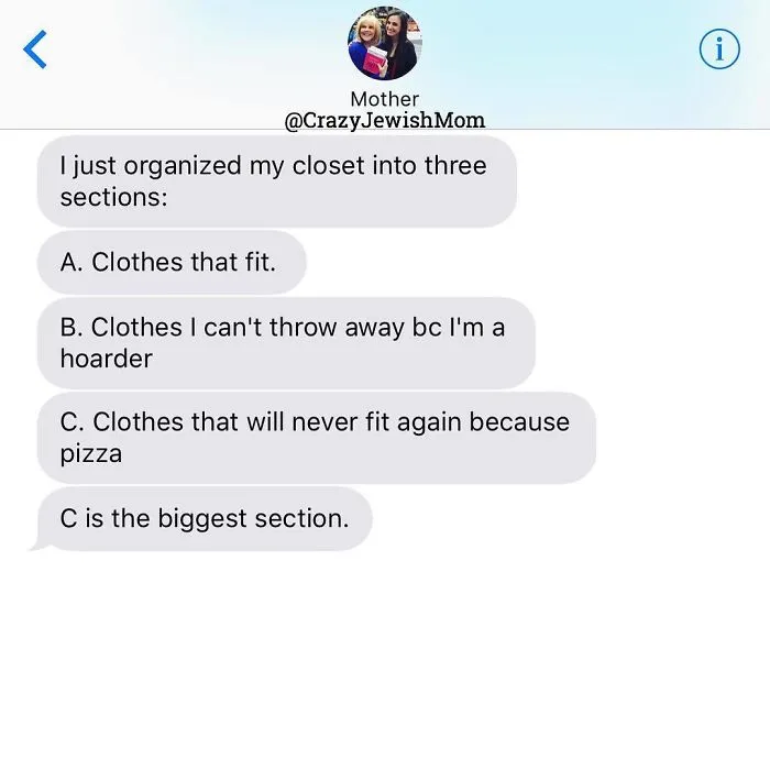 Daughter Posts Brutally Honest Texts That She Receives From Her Crazy Jewish Mother, And It's Hilarious