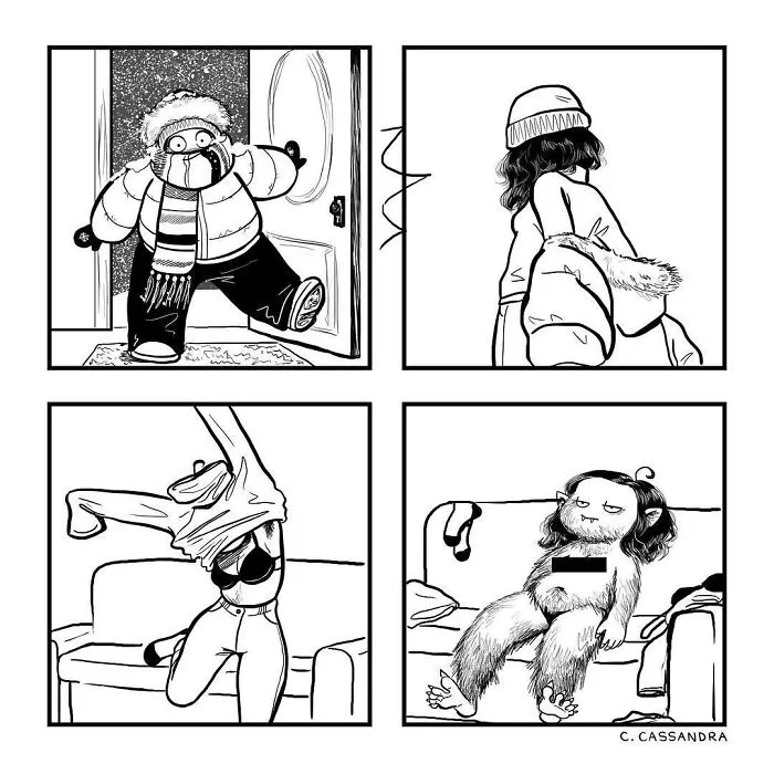 50 Funny Comics About Winter Problems That Almost Everyone Will Relate To