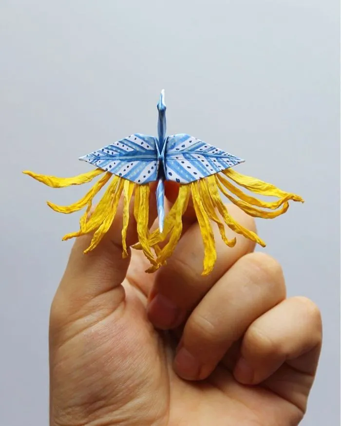I Folded And Decorated An Origami Crane Every Day, For 1000 Days
