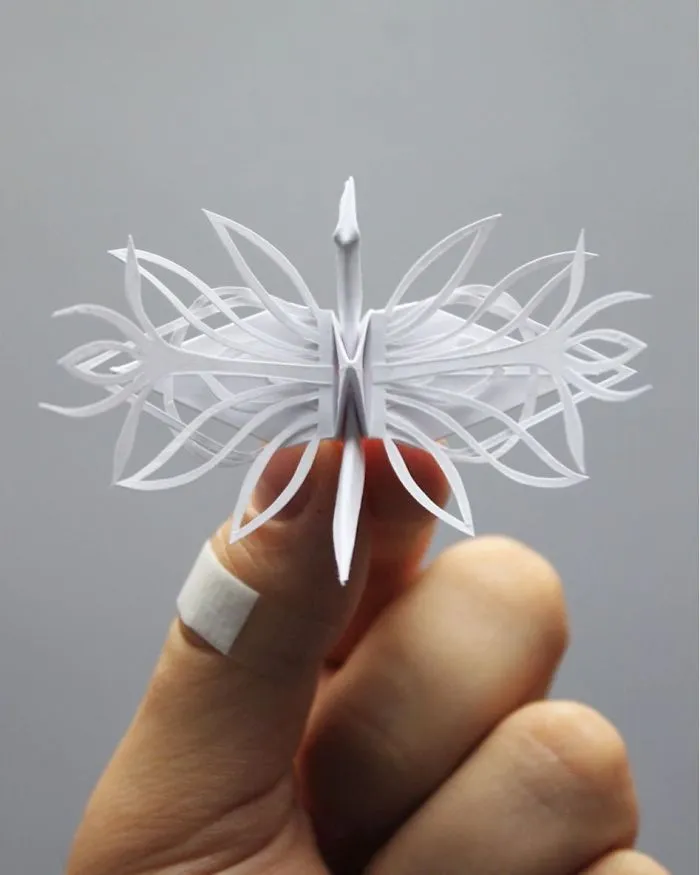 I Folded And Decorated An Origami Crane Every Day, For 1000 Days