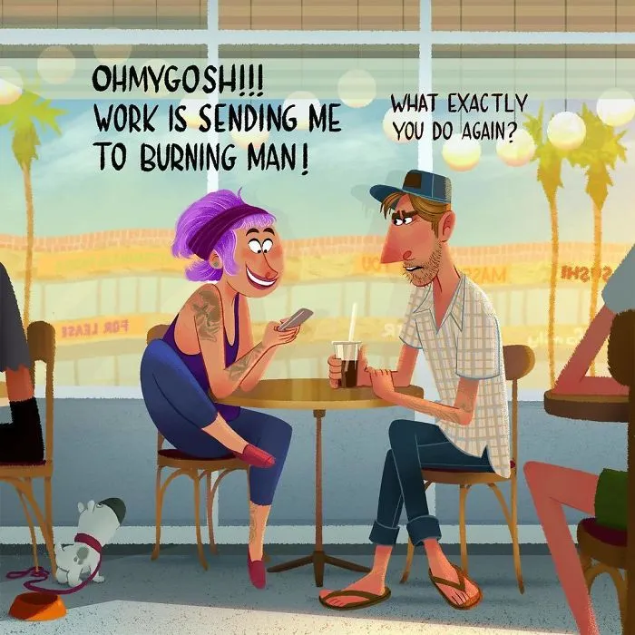 I Often Overhear People Say Funny Things, So I Started Illustrating Them