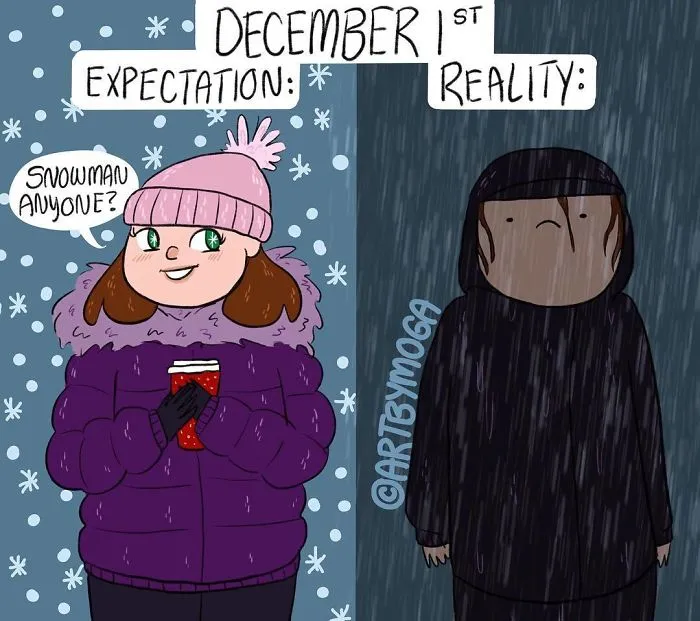 50 Funny Comics About Winter Problems That Almost Everyone Will Relate To