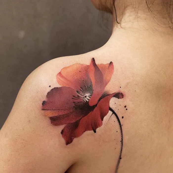 Estos tatuajes similares a acuarelas de Chen Jie te harán desear tener uno tú también