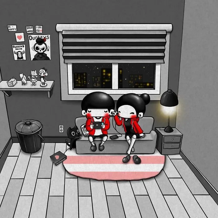 Couple-Illustrations-Soso-Haru-Yungjuju