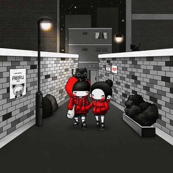 Couple-Illustrations-Soso-Haru-Yungjuju